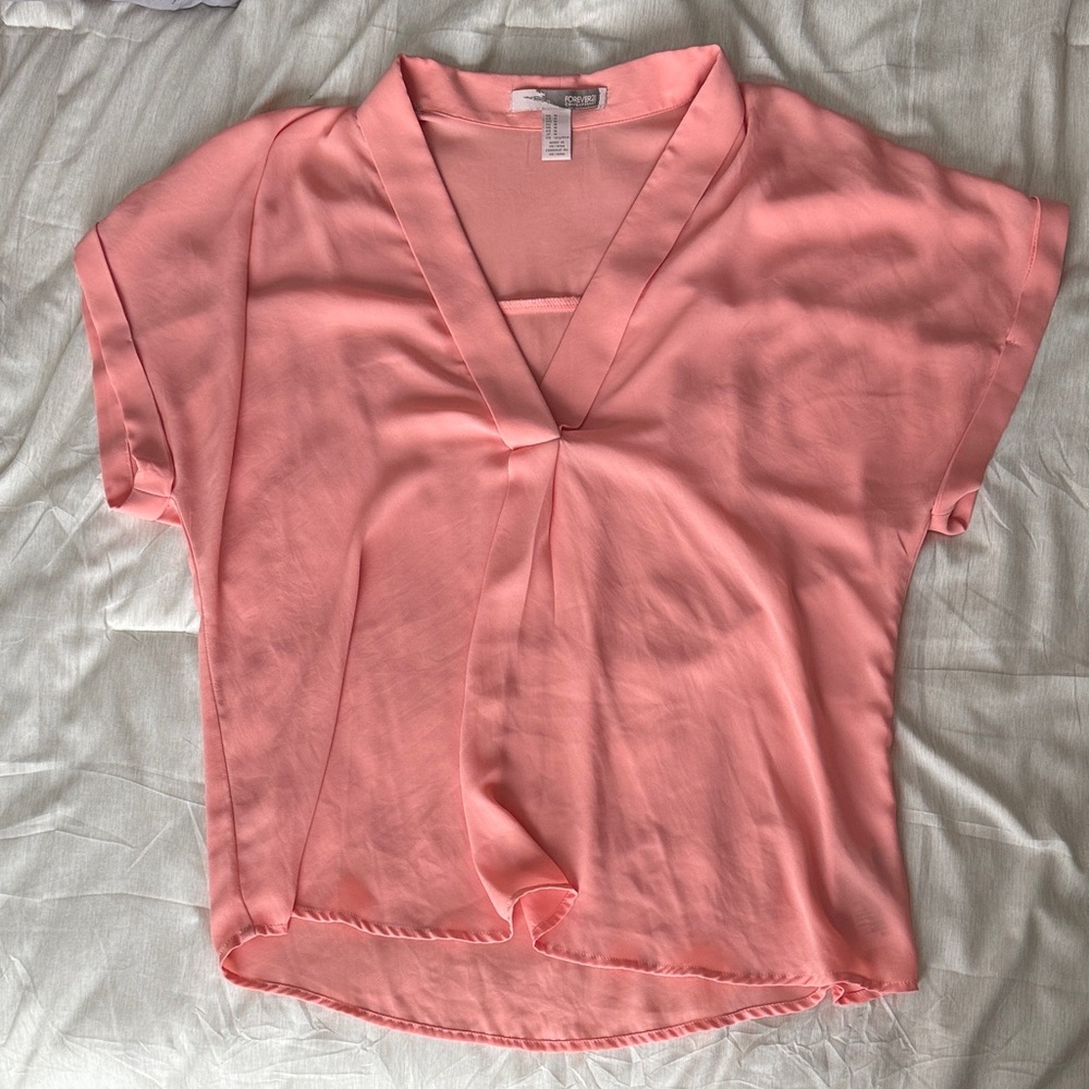 Forever 21 Women's Short Sleeve Blouse